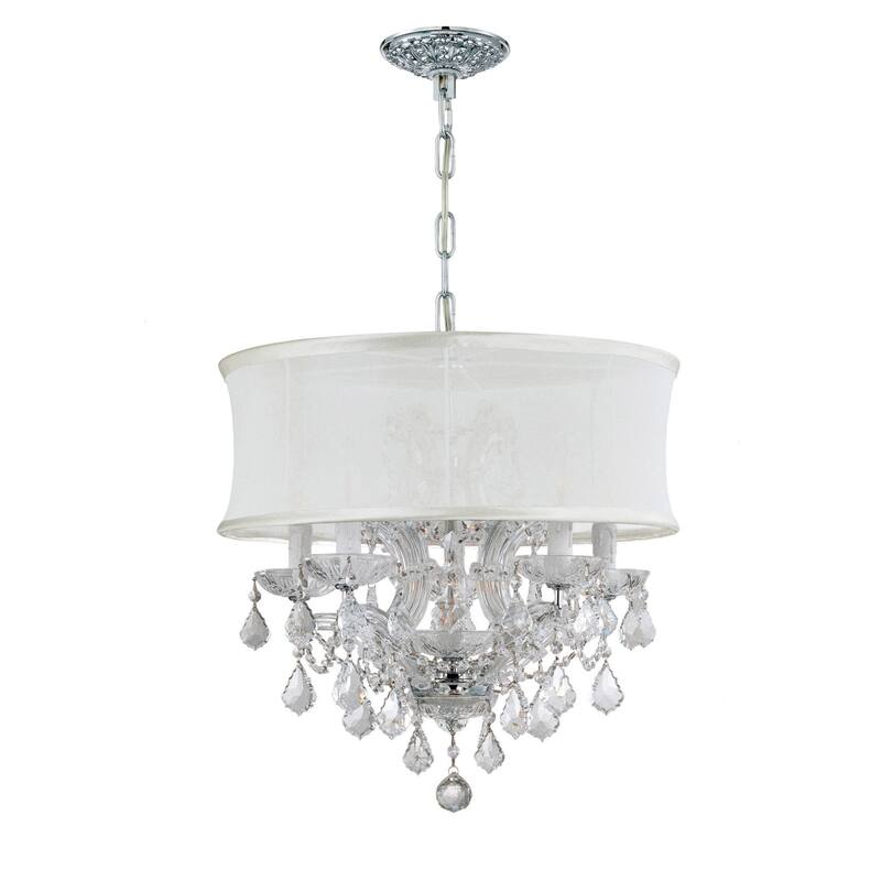 Crystorama Lighting Group Brentwood 6 Light 20" Wide Swarovski Spectra