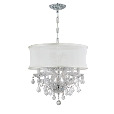 Crystorama Lighting Group Brentwood 6 Light 20" Wide Swarovski Spectra