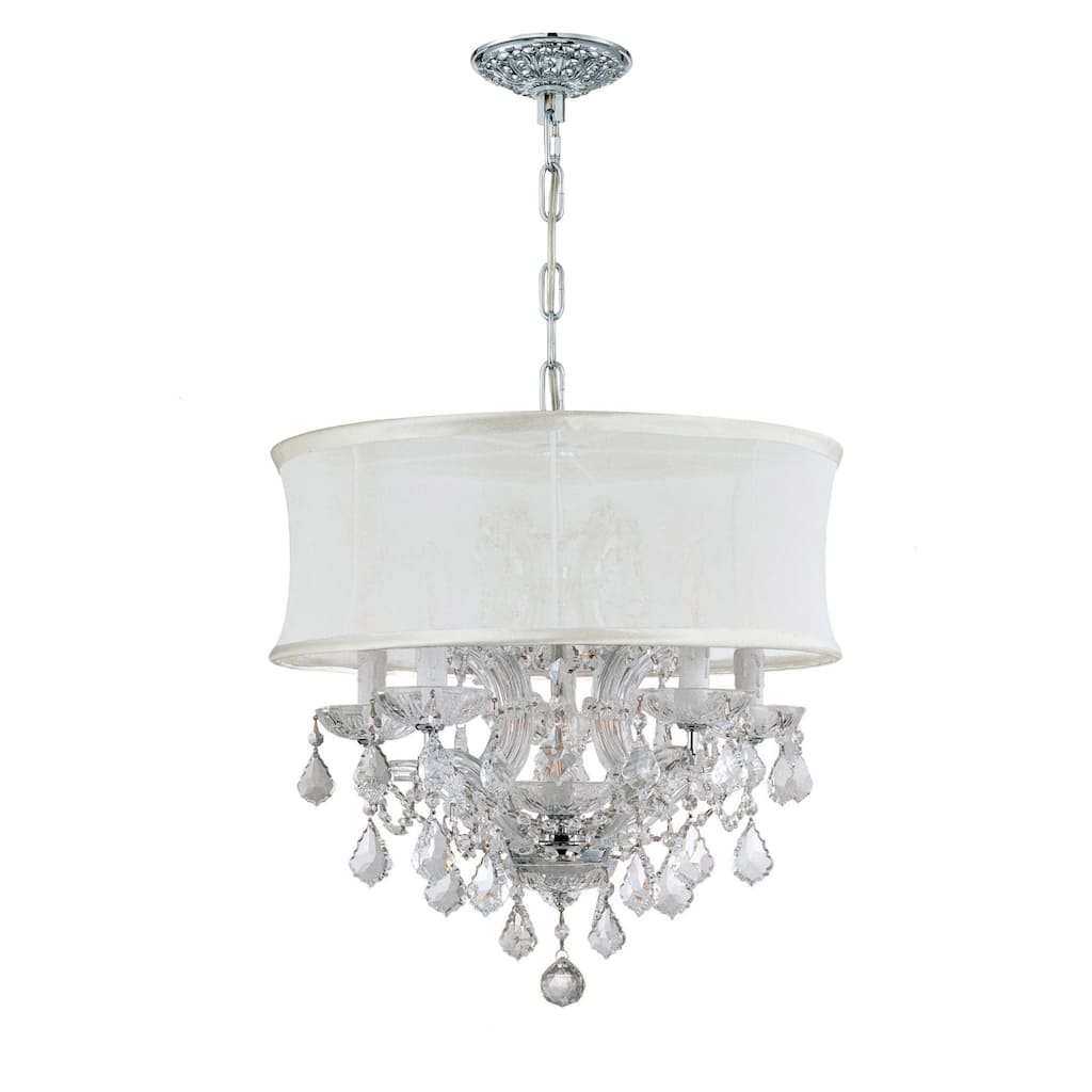 Crystorama Lighting Group Brentwood 6 Light 20" Wide Swarovski Spectra