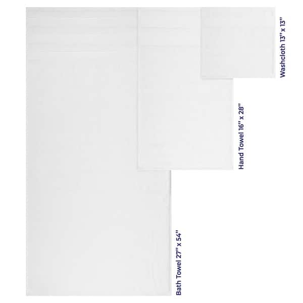dimension image slide 8 of 10, American Soft Linen Salem Bath Towel Set, 6 Piece Towels for Bathroom Large 100% Cotton 2 Bath Towels 2 Hand Towels 2 Washcloths