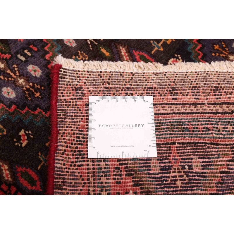 ECARPETGALLERY Hand-knotted Kayseri Vintage Dark Navy, Red Wool Rug - 5'4 x 7'2