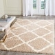 preview thumbnail 2 of 51, SAFAVIEH Montreal Shag Ucha 2-inch Thick Rug 3' x 5' - Beige/Ivory - Rectangle