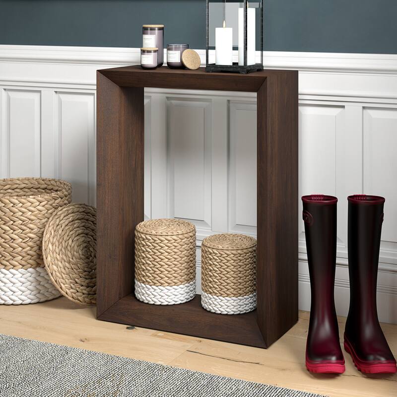 Osmond 22" Wide Rectangular Console Table - 22" Wide - Alder Brown