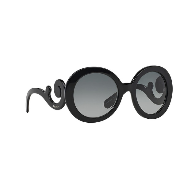 prada black round sunglasses