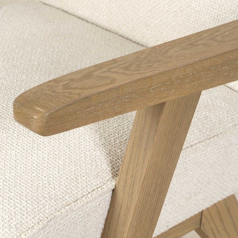 Uttermost Blakely White Dining Arm Chair