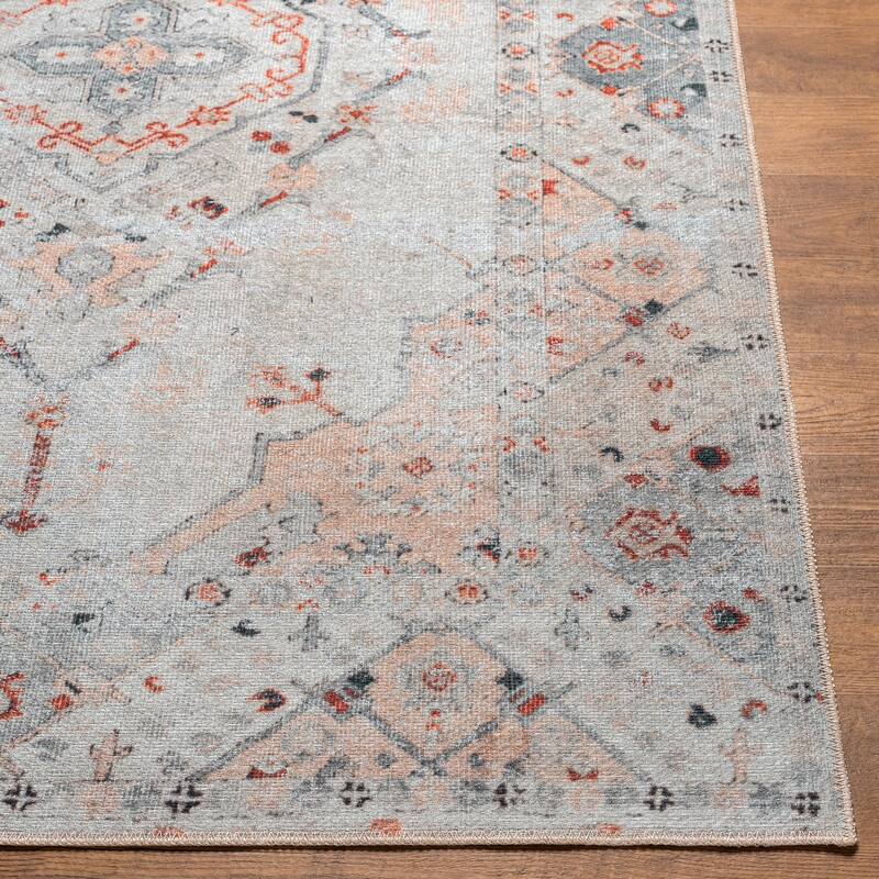 Artistic Weavers Moreen Traditional Medallion Machine Washable Area Rug