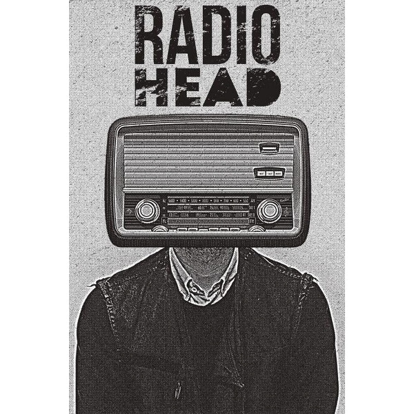 Radiohead Radio Art Poster - 24 x 36 Inch - Bed Bath & Beyond