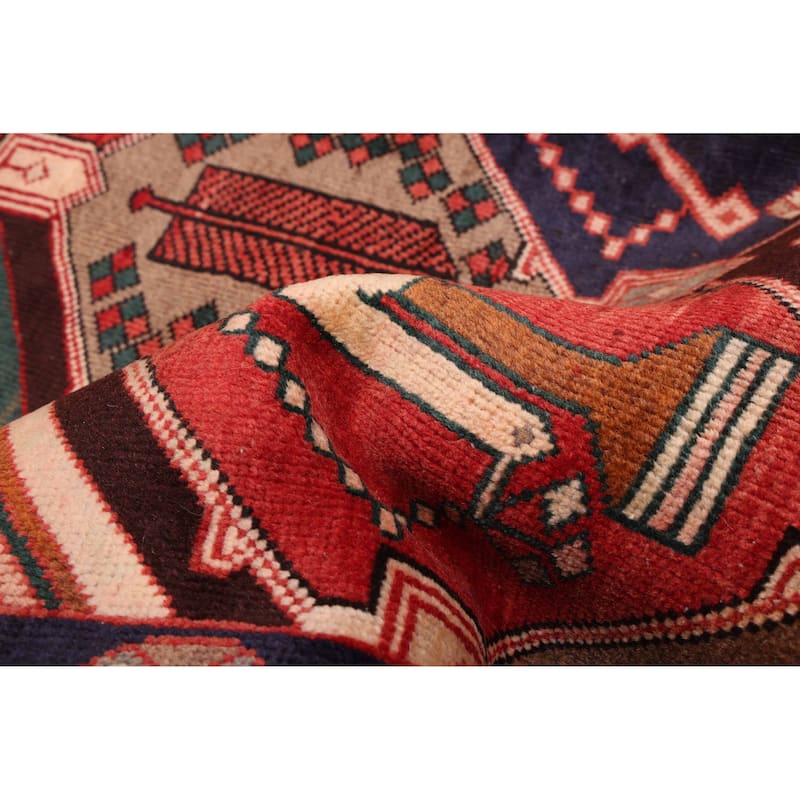 ECARPETGALLERY Hand-knotted Kayseri Vintage Red Wool Rug - 5'0 x 10'0