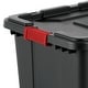 preview thumbnail 5 of 6, Sterilite 15 Gallon Durable Rugged Industrial Tote with Red Latches, 12 Pack
