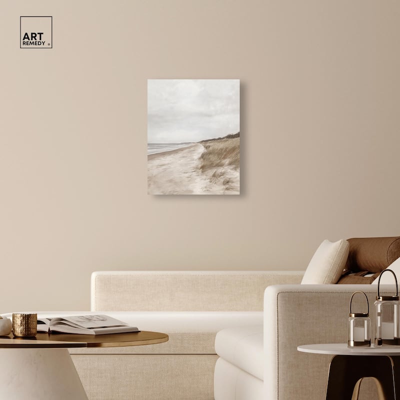 Coastal Calm Canvas by Art Remedy, Gallery Wrapped