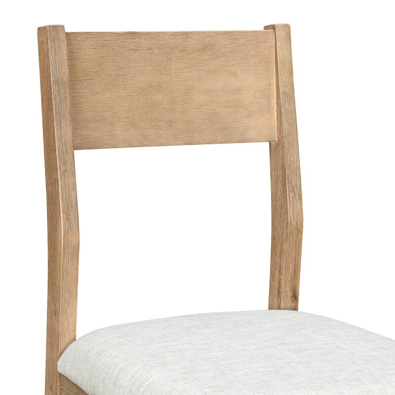 Counter Height 5-Piece Dining Table Set with Rectangular Dining Table and 4 Dining Chairs for Small Space Restaurant Bistro