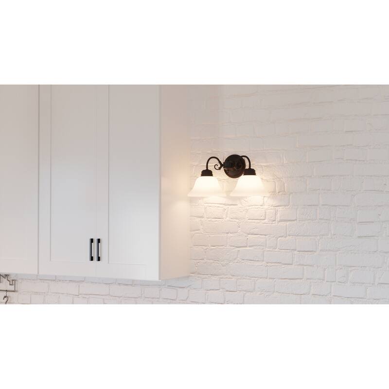 Millbridge Oil Rubbed Bronze Dimmable 2-Light Wall Sconce - Oil Rubbed Bronze