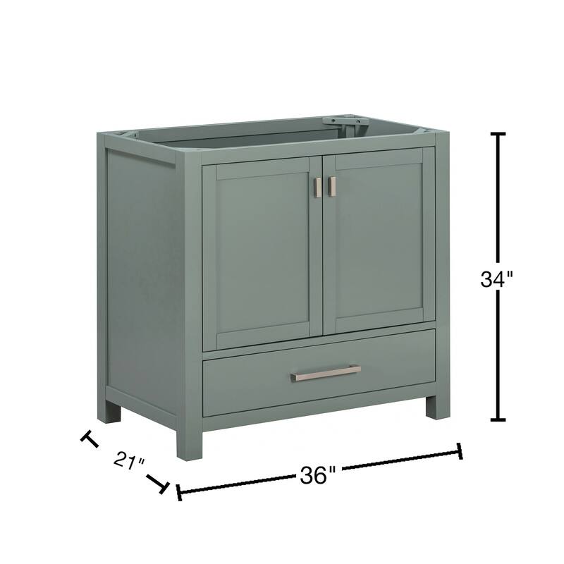 Avanity Modero 36 in. Single Bathroom Vanity Cabinet - 36"W x 21"D x 34"H