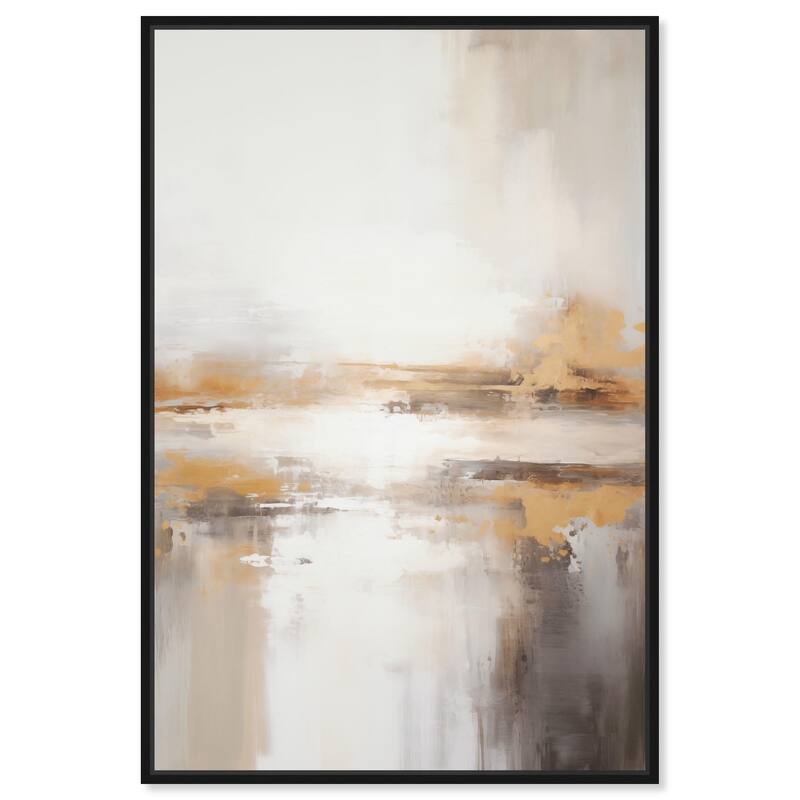 Glistening Stillness I Canvas by Art Remedy - Black - 16" x 24"