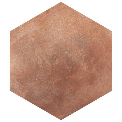 SomerTile Americana Boston North Hex 14" x 16" Porcelain Floor and Wall Tile