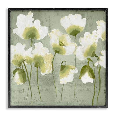 Stupell Charming Flower Impressions Framed Giclee Art Design By Vanessa Austin