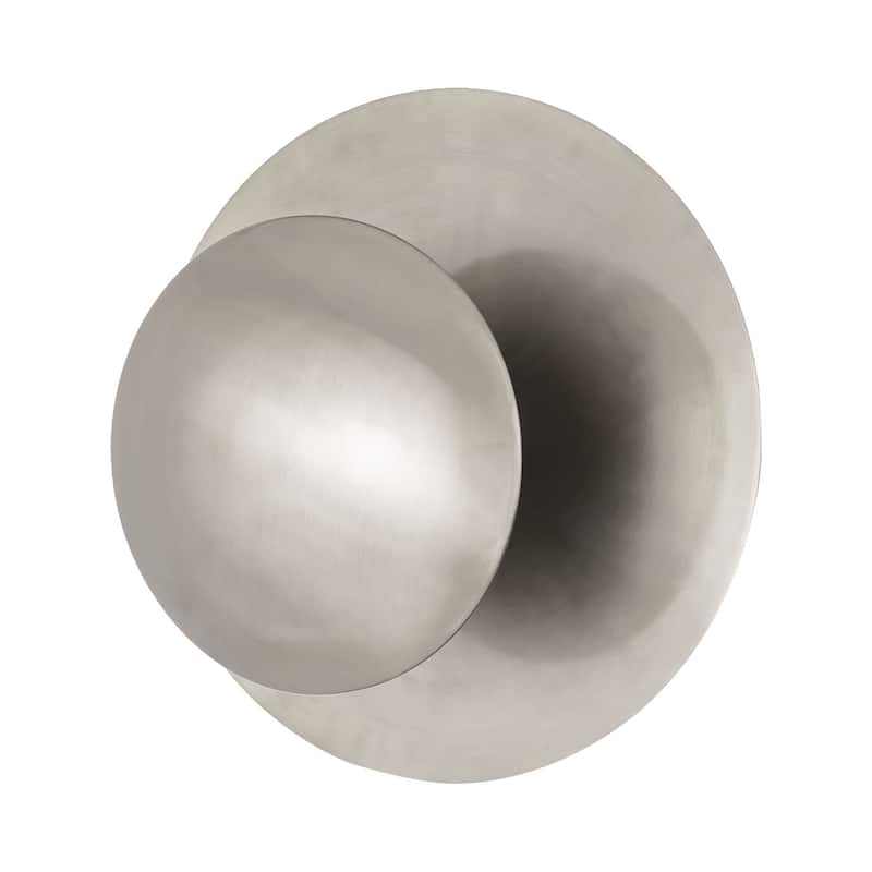Lorens 12.5'' High 1-Light Sconce - Polished Nickel - 12.5 inch Tall