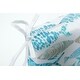 preview thumbnail 3 of 3, Pillow Perfect Outdoor Hooked Seaside Blue Squared Corners Seat Cushion (Set of 2) - 16 X 18.5 X 3