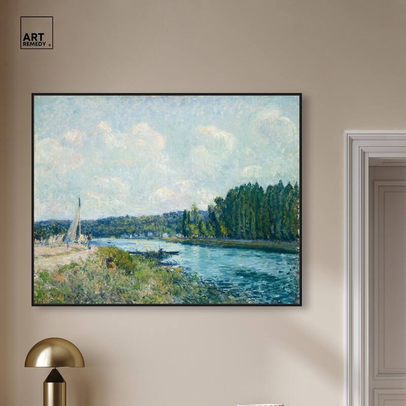 Sisley Banks of the Oise Canvas by Art Remedy