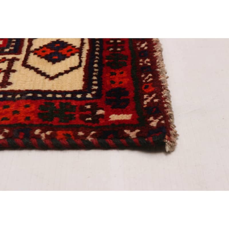 ECARPETGALLERY Hand-knotted Melis Red Wool Rug - 6'7 x 9'9