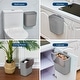 preview thumbnail 10 of 40, 1.9 Gal/2.4 Gal Kitchen Compost Bin, Small Hanging Trash Can with Stainless Steel Lid