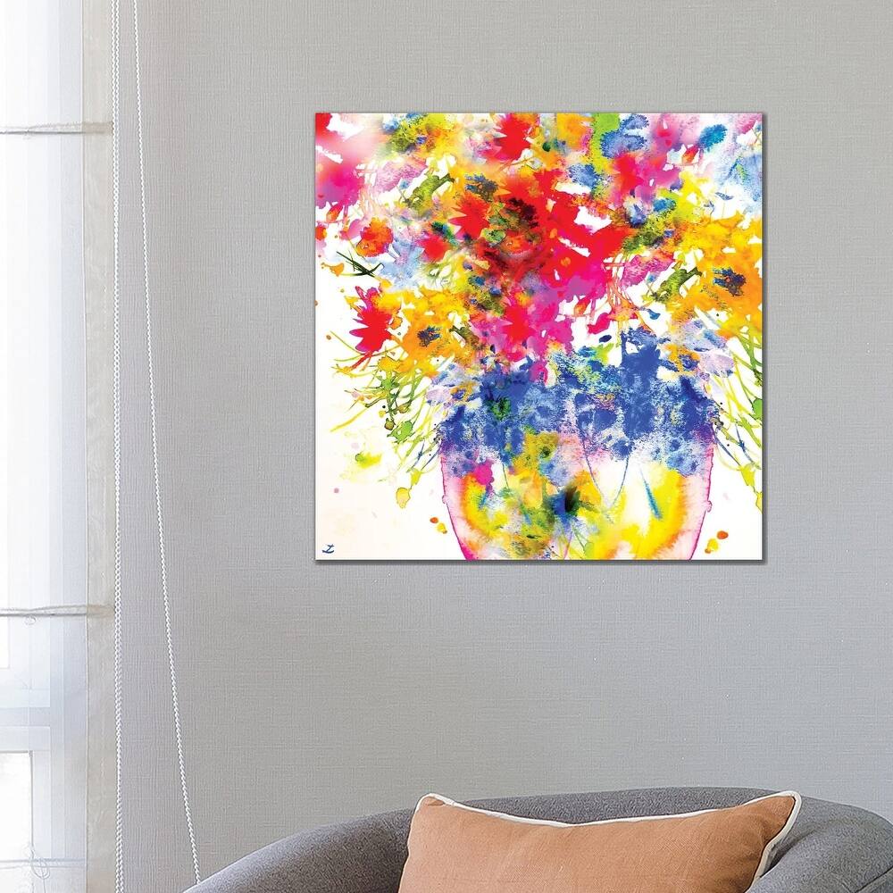 iCanvas "Morning Flowers" by Zaira Dzhaubaeva Canvas Print