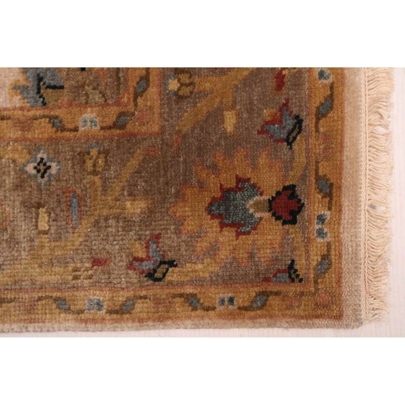 ECARPETGALLERY Hand-knotted Jules Serapi Ivory Wool Rug - 3'11 x 5'11