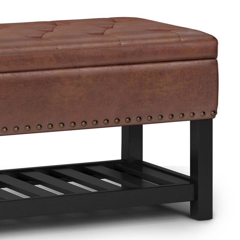 Modern Storage Ottoman Bench for Living Room
