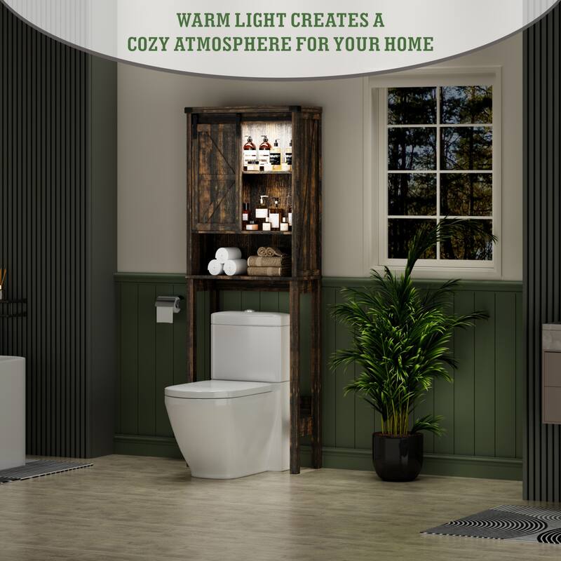 Freestanding Over The Toilet Storage