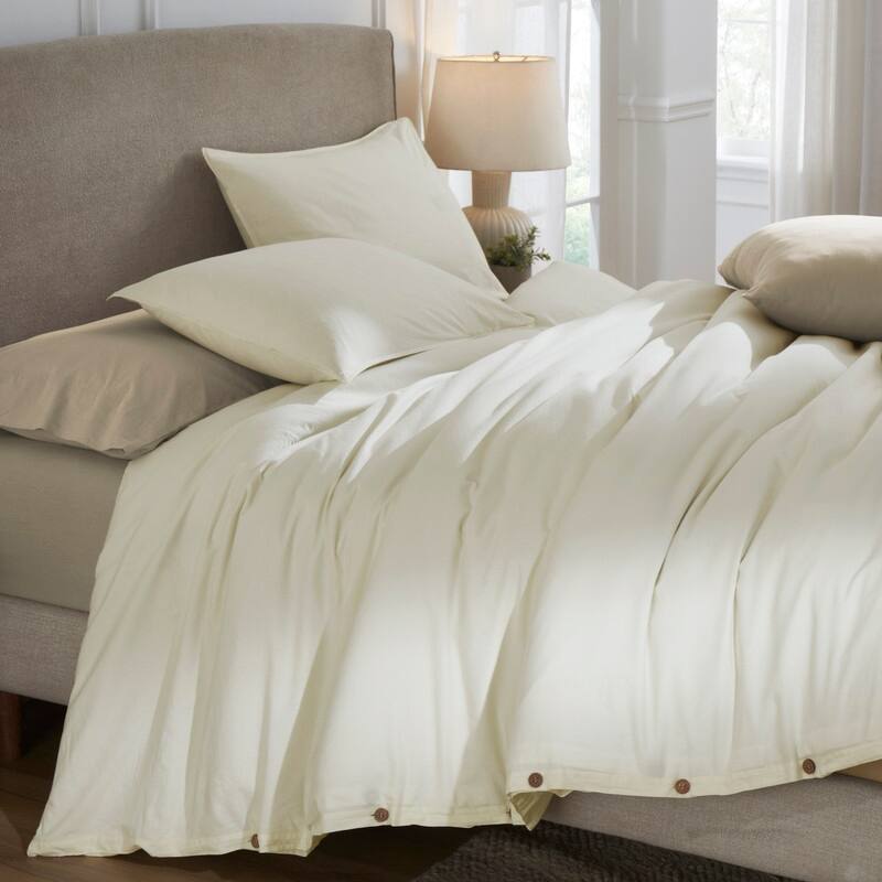 Superior Carmen 100% Cotton Relaxed Wash Duvet Cover Set