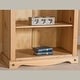 preview thumbnail 20 of 22, Wood Bookcase 5 Shelf Corona Collection | Furniture Dash