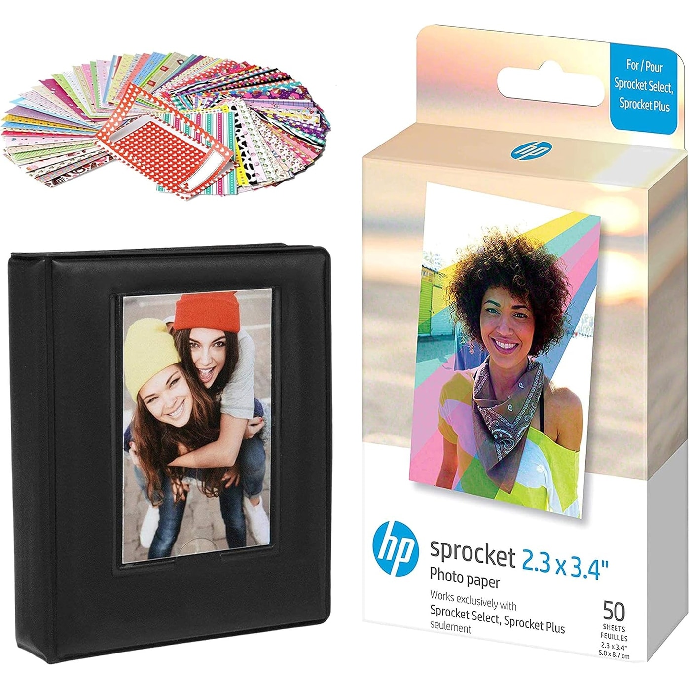 HP Sprocket 2 x 3 Premium Zink Sticky Back Photo Paper (20 Sheets)