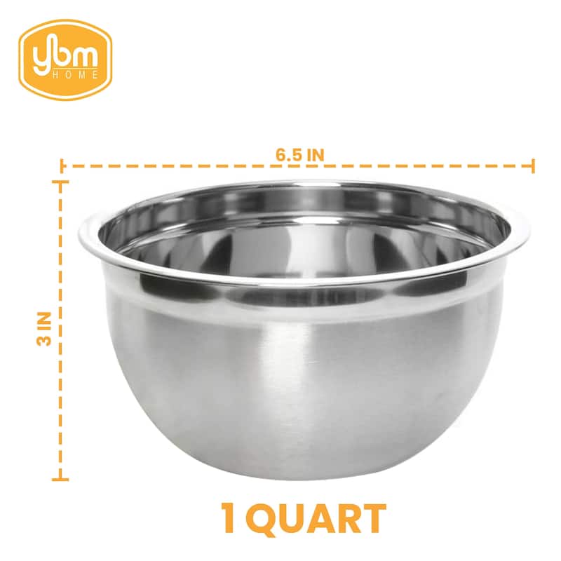Deep Professional Stainless Steel Mixing Bowl