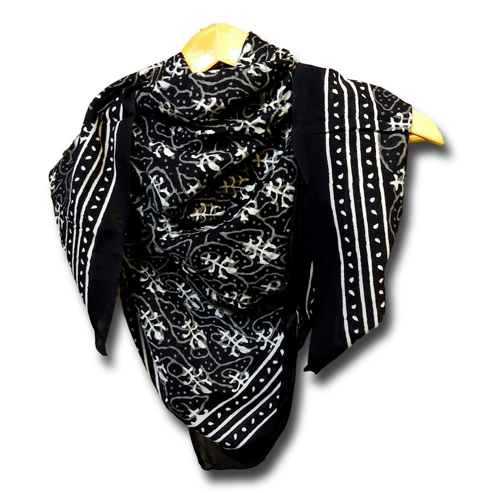 Shop Large Cotton Scarfs For Women Lightweight Soft Sheer Neck