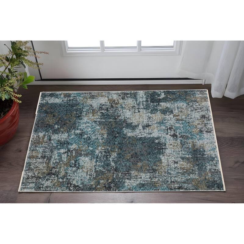 HomeRootsAbstract Modern Runner Area Rug - 60.24' X '39.37' X '0.24
