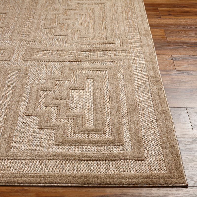 Livabliss San Diego Indoor/ Outdoor Geometric Area Rug