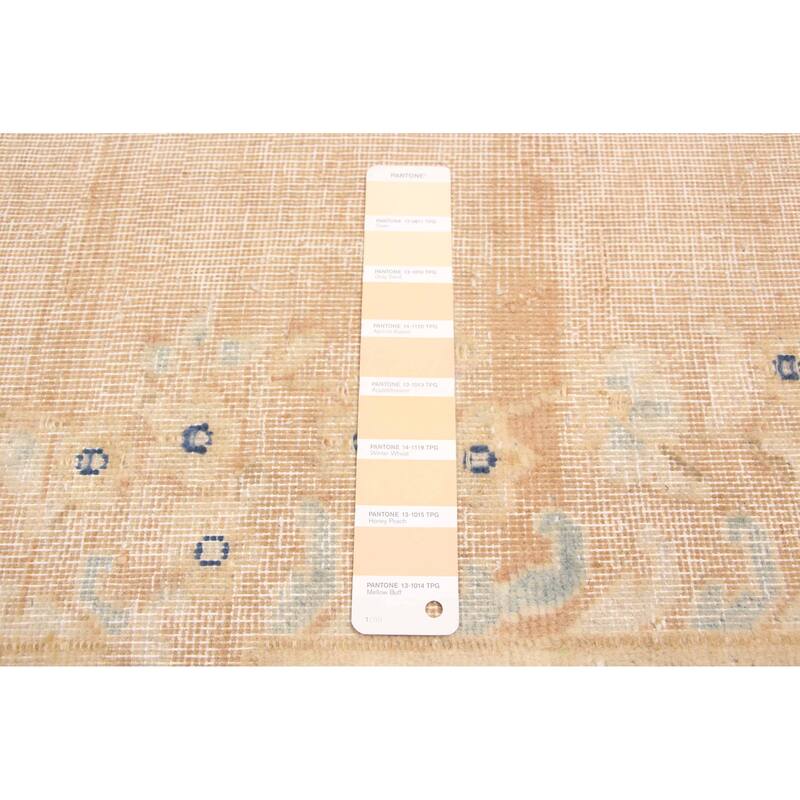 ECARPETGALLERY Hand-knotted Antalya Vintage Light Brown Wool Rug - 9'9 x 13'4