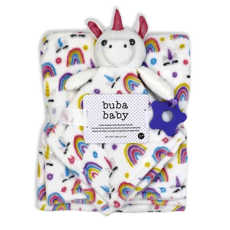 Baby Boys and Baby Girls Blanket and Matching Soothing Nunu