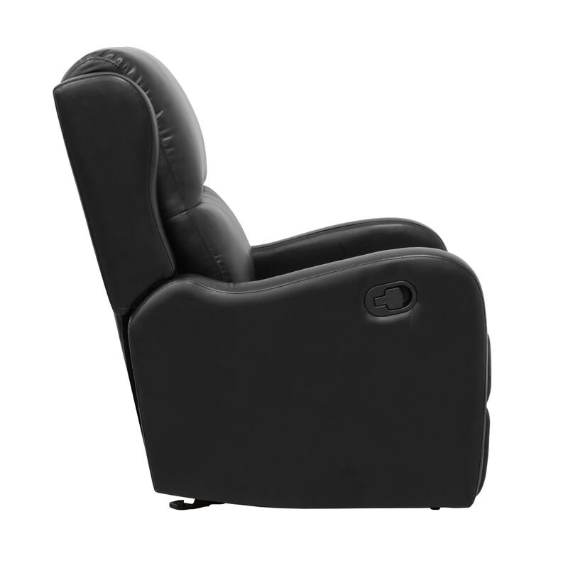 Faux Leather Manual Recliner for Living Room