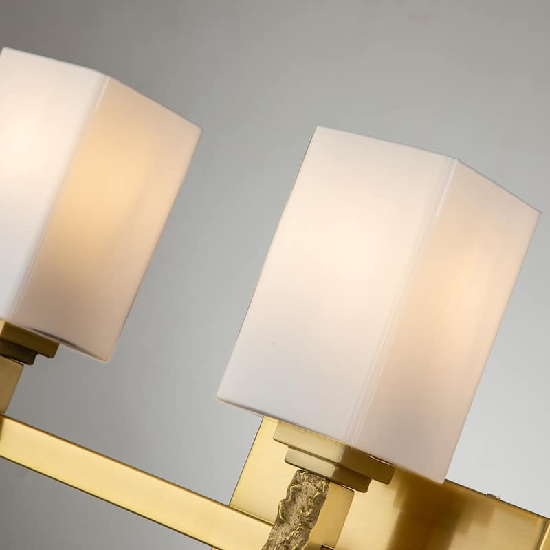 Jack 3 Light Bath Bar in Aged Brass - 23.5 x 4.75 x 10.5