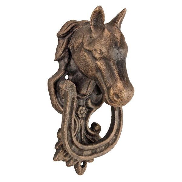 Shop Design Toscano Horseshoe Stallion Foundry Cast Iron Horse