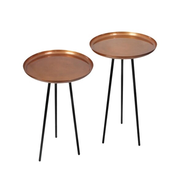 Moes Home Collection Tb 1011 Martin 12 Inch Wide Iron End Table Moes Home Collection Tb 1011 Martin 12 Inch Wide Iron End Table Black