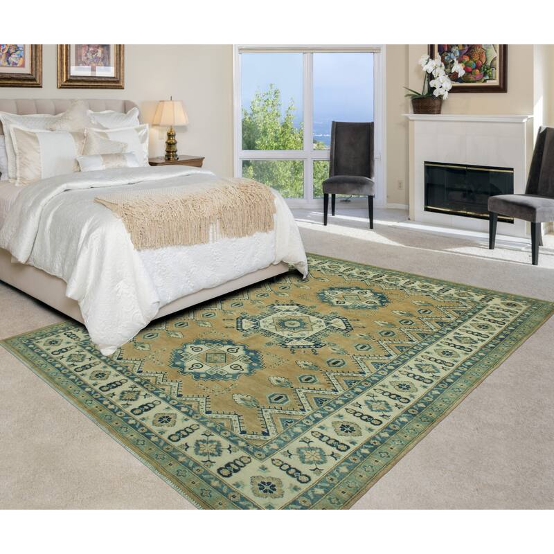 Noori Rug Kazak Ardelle Rust/Ivory Rug - 6'6" x 9'9"