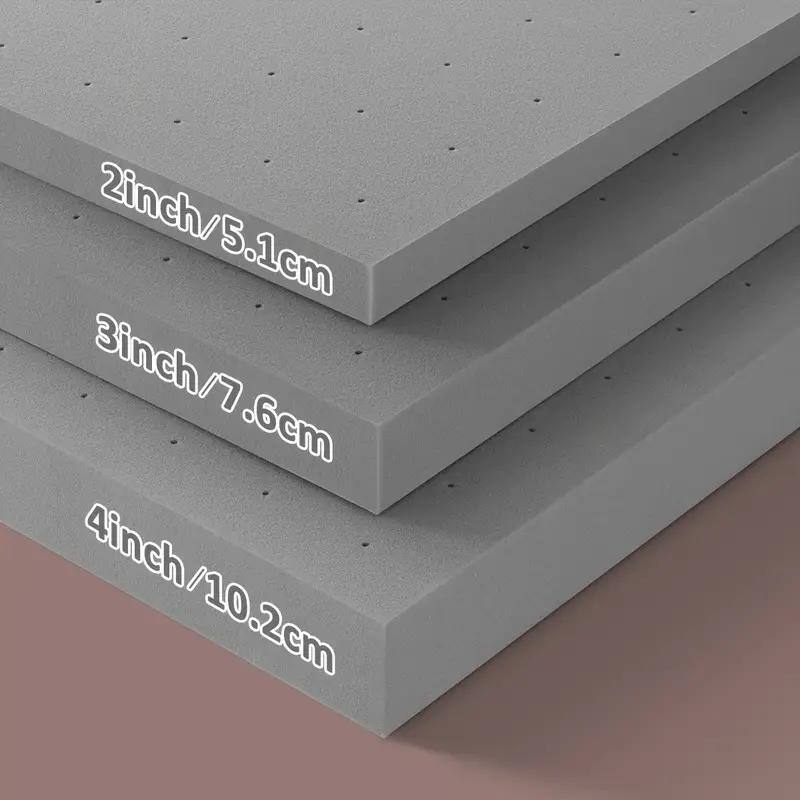 Extra Firm Twin Mattress Topper 2 Inch - High Density Firm Foam Bed Topper for Back Support & Pressure Relief