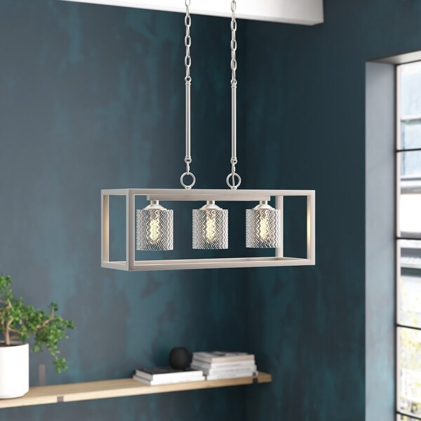 Modern farmhouse rectangular chandelier shop