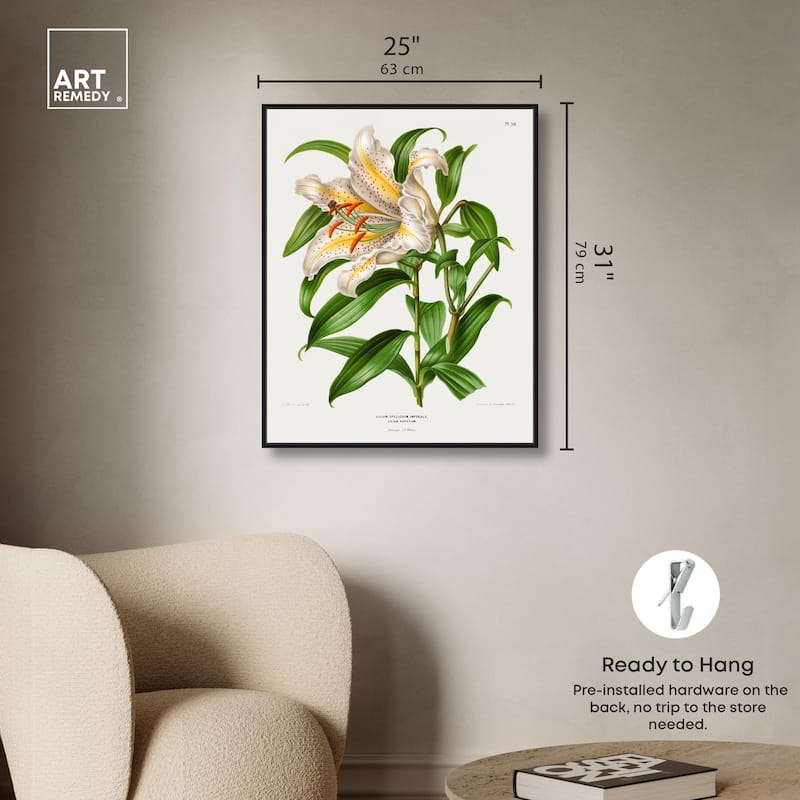 Lilium Speciosum Imperiale Canvas by Art Remedy