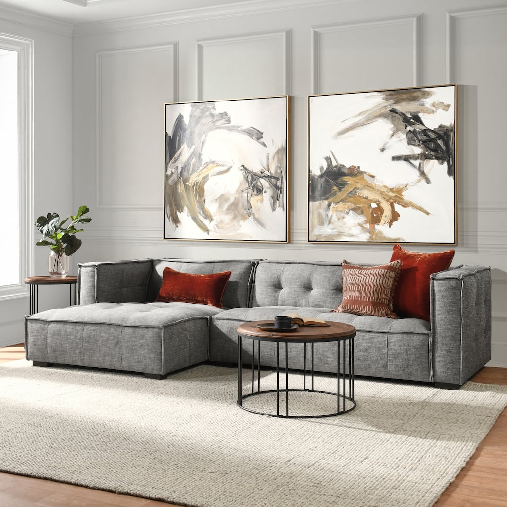 Classic Home Element Two-Piece Sectional Sofa