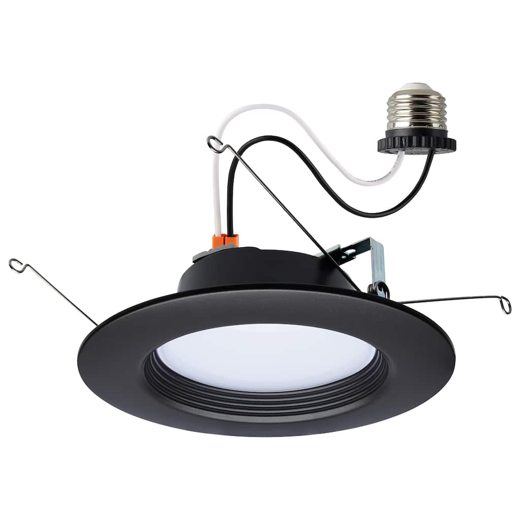9 Watt LED Downlight Retrofit 5-6 Inch CCT Selectable 120 Volts Bronze Finish