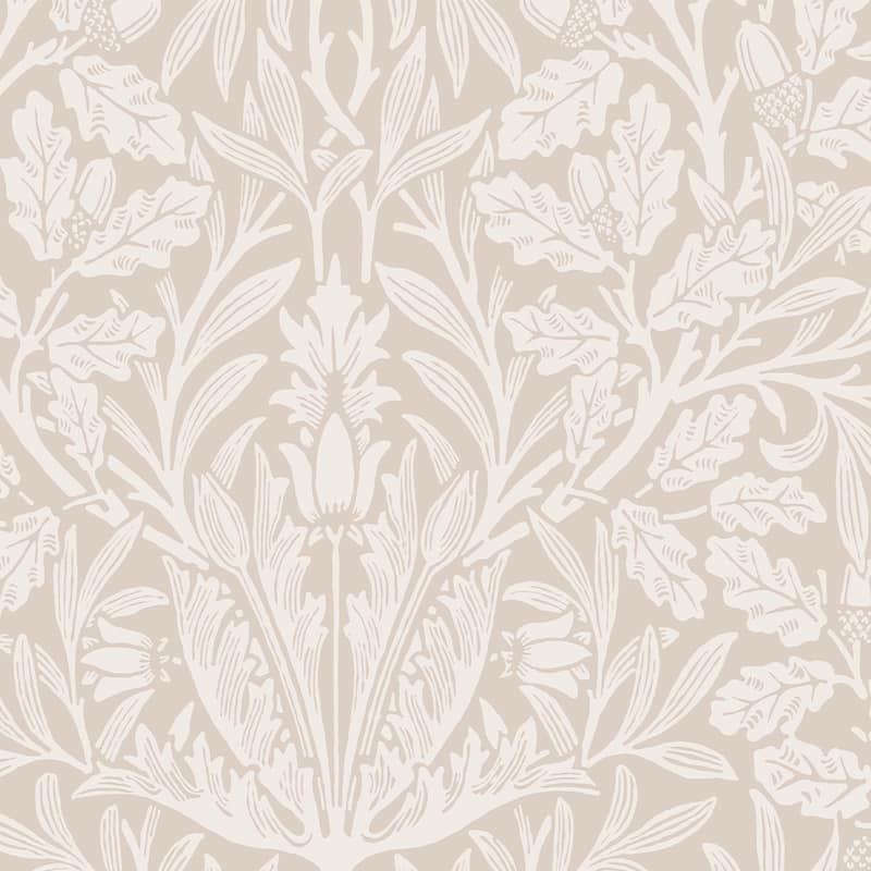 William Morris Acorn Hessian Wallpaper