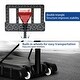preview thumbnail 4 of 10, Moasis Outdoor Portable Basketball Hoop and Base Stand Adjustable 4.4-10ft Height